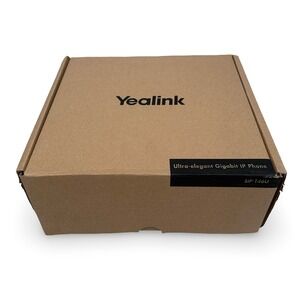 Yealink SIP-T46U Ultra-elegant Gigabit IP Phone VoIP Business Desk Phone Black